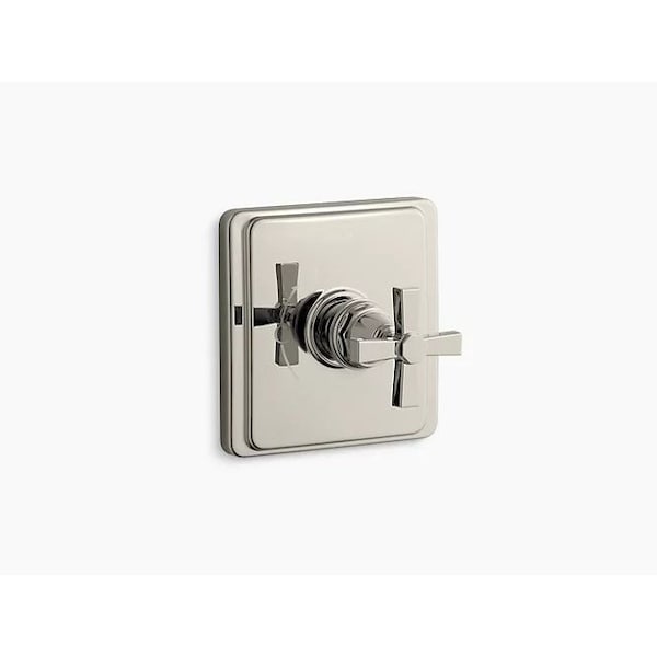 Kohler Pinstripe Pure Rite-Temp Valve Trim With Cross Handle TS13135-3A-SN - main